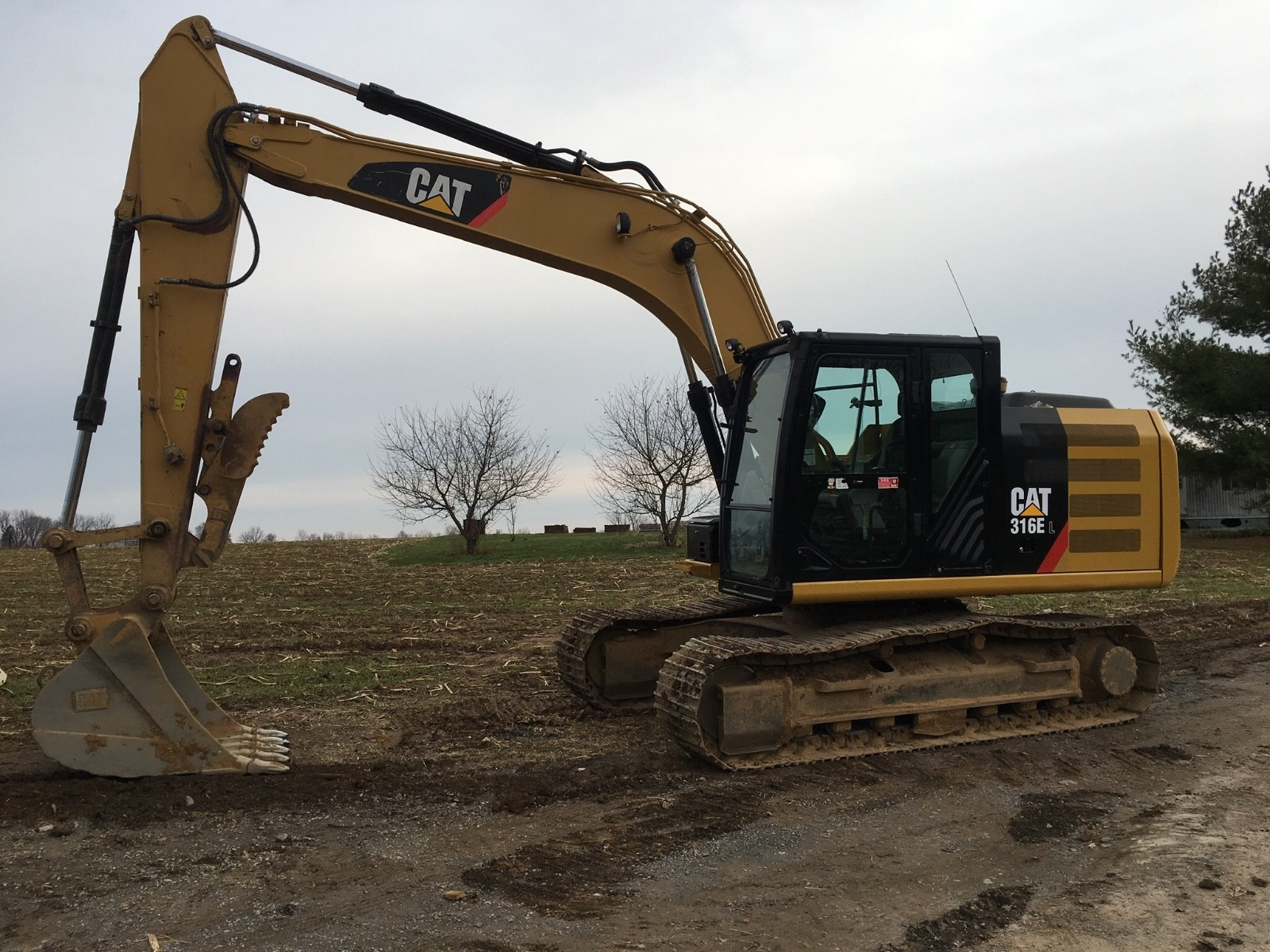 2013 Caterpillar 316EL Excavator 2100 Hours. Thumb