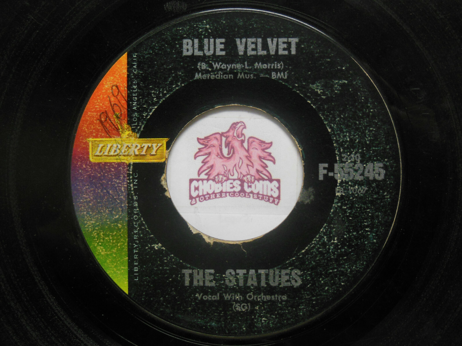 英7” The Statues Blue Velvet / Keep The Hall Light Burning 45HLG9192 London Records, London American Recordings /00080 $_57.JPG?set_id=8800005007