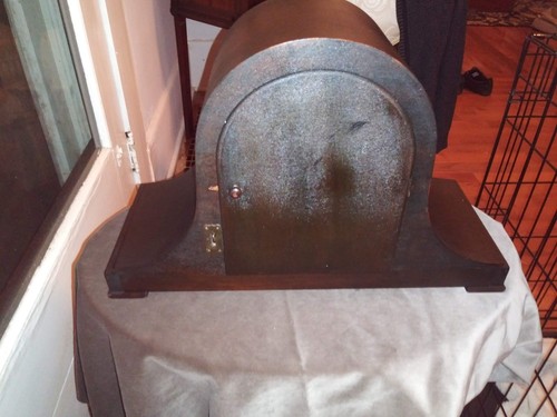 ANTIQUE SETH THOMAS 4 BELL WESTMINSTER ROD CHIME SONORA MANTLE CLOCK *WORKING*