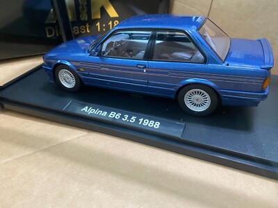 KK SCALE MODELS 1/18 - BMW ALPINA B6 3.5 E30 1988 BLUE METALLIC
