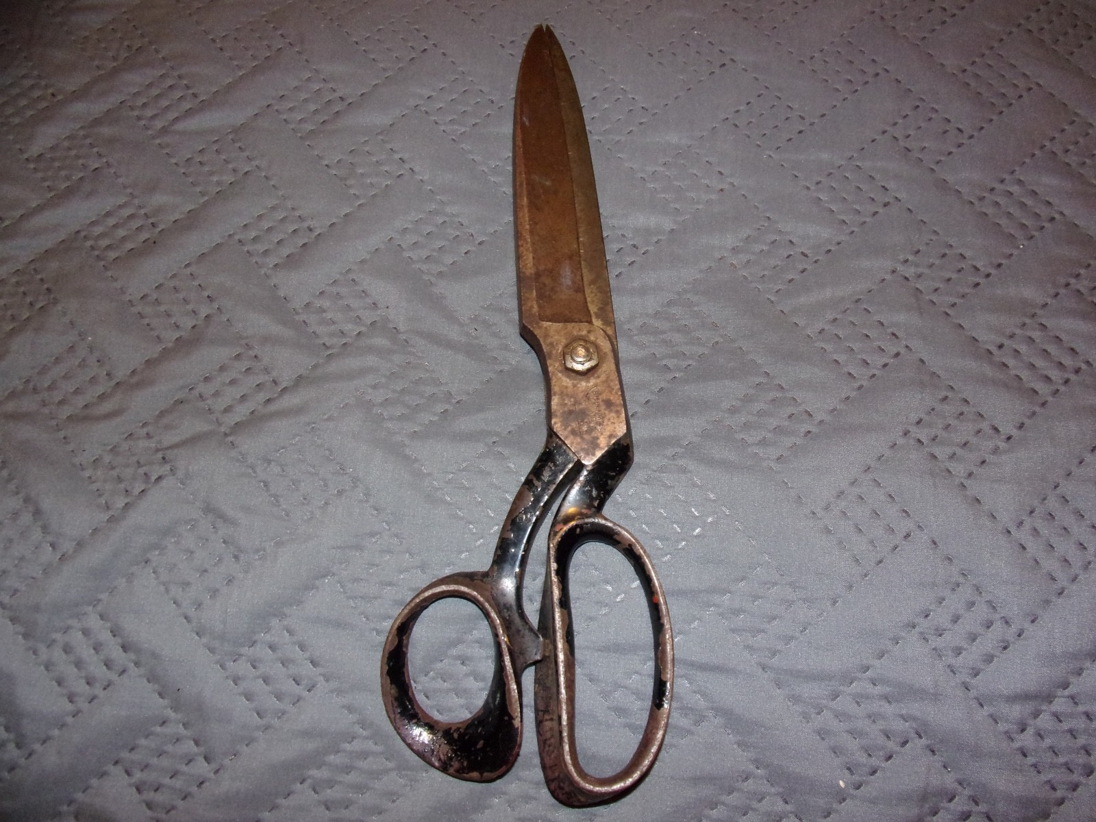 WOW Vintage WISS INLAID TAILOR'S SHEARS SCISSORS LARGE 12.5