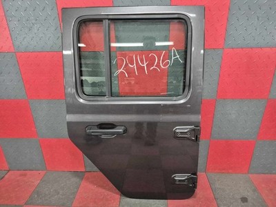 18-23 Jeep Wrangler JL RH Passenger Rear Door Assy Manual Door Granite Gray-PAU