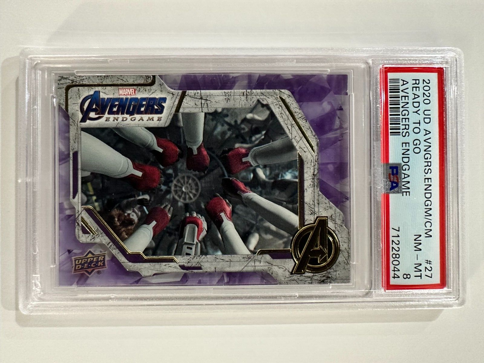 UPPER D·E·C·K　AVENGERS ENDGAME　新品未開封5パック 2020 Upper Deck Marvel Avengers Endgame Tier 1 Purple Base