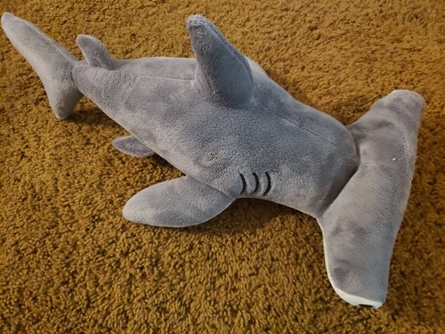 Hammerhead Shark Plush Stuffed Animal 16" Gray Aurora Destin