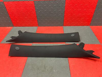 2013-2016 Hyundai Genesis *Pair*Driver/Passenger A-Pillar Trim Panels Black-9P