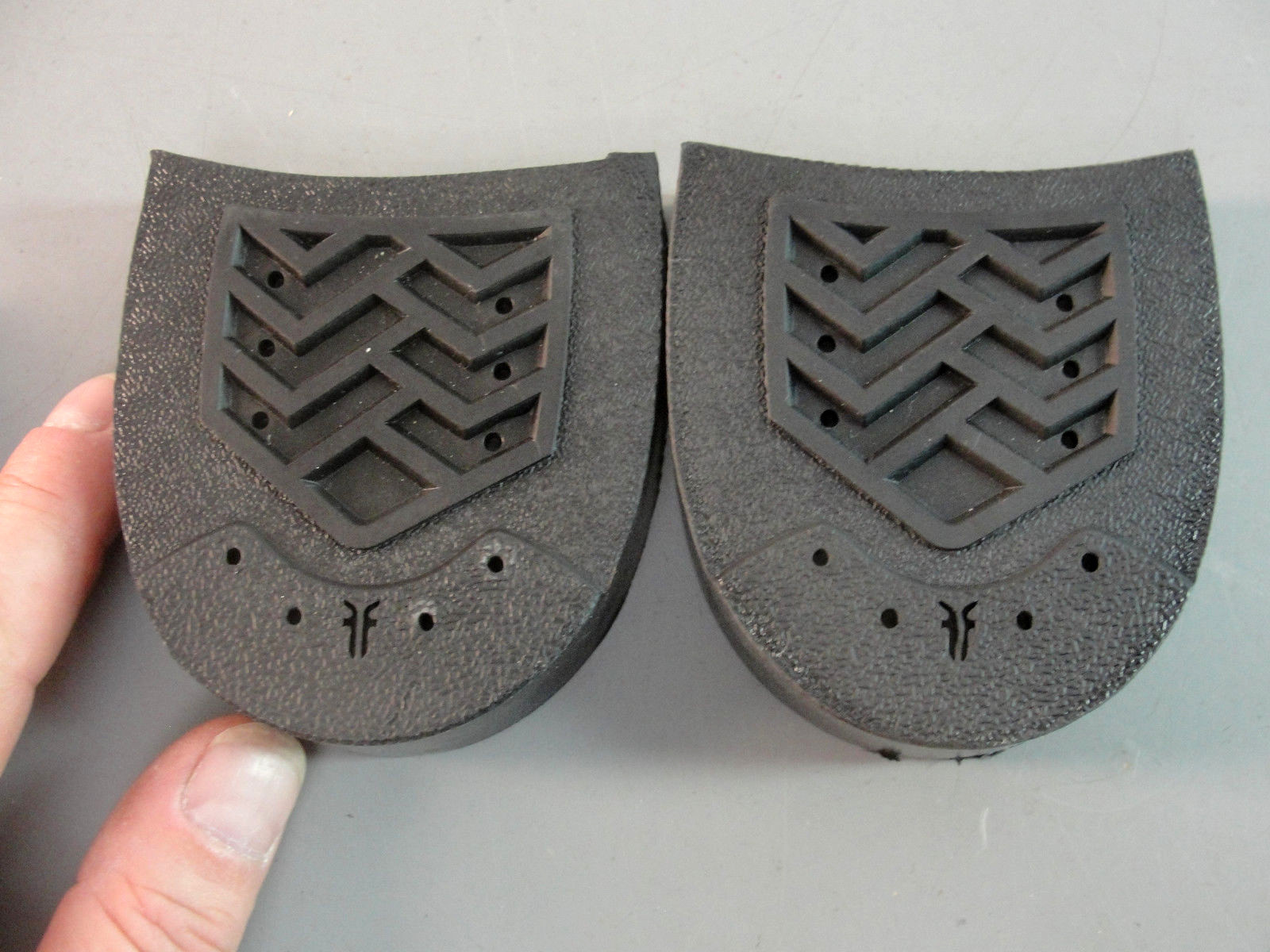 FRYE REPLACEMENT SOLID BLACK BLOCK RUBBER HEEL SPM 65 #28