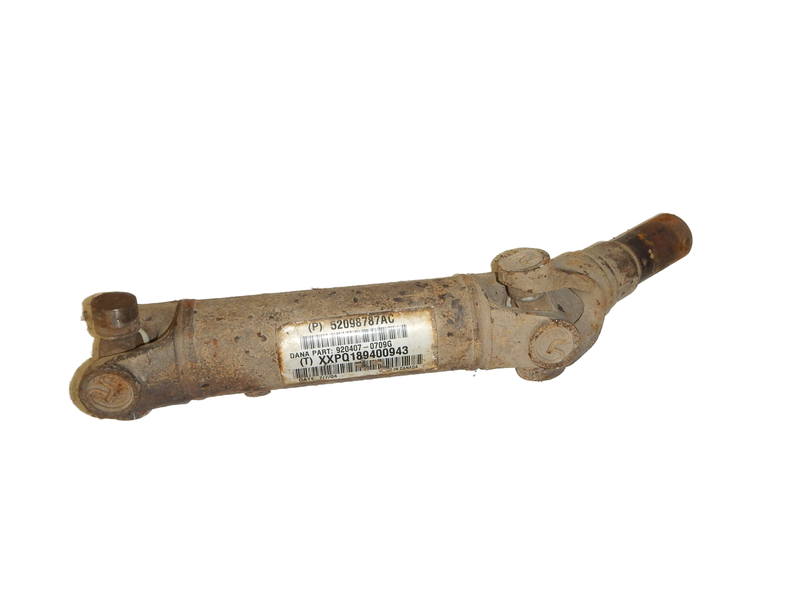 Jeep Wrangler TJ 01-06 Rear Driveshaft Drive Shaft