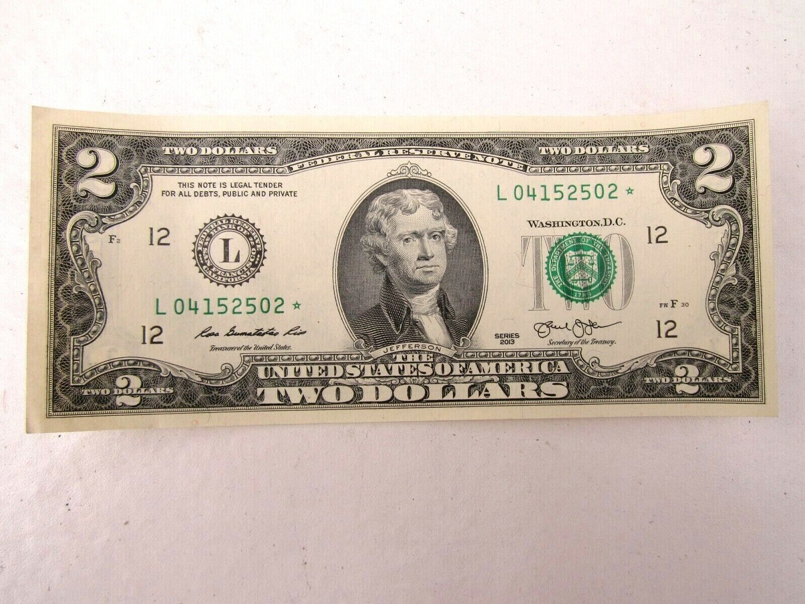 ✯1928-1963 Two Dollar Note Red Seal ✯$2 Bill G-AU✯Old Paper Estate Lot Currency✯