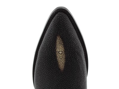 Pre-owned El Presidente Mens Western Cowboy Boots Brown Real Stingray Diamond Skin Leather J Toe