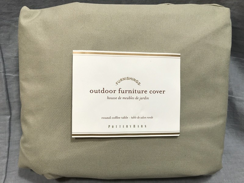Pottery Barn Outdoor Coffee Table Khaki Outdoor Furniture Cover