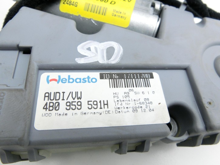 motore tetto apribile elettrico per Tettuccio Webasto Orig. Audi A6 4F C6 05-08 - Bild 2