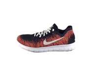 nike free rn flyknit 2017 women's black and white