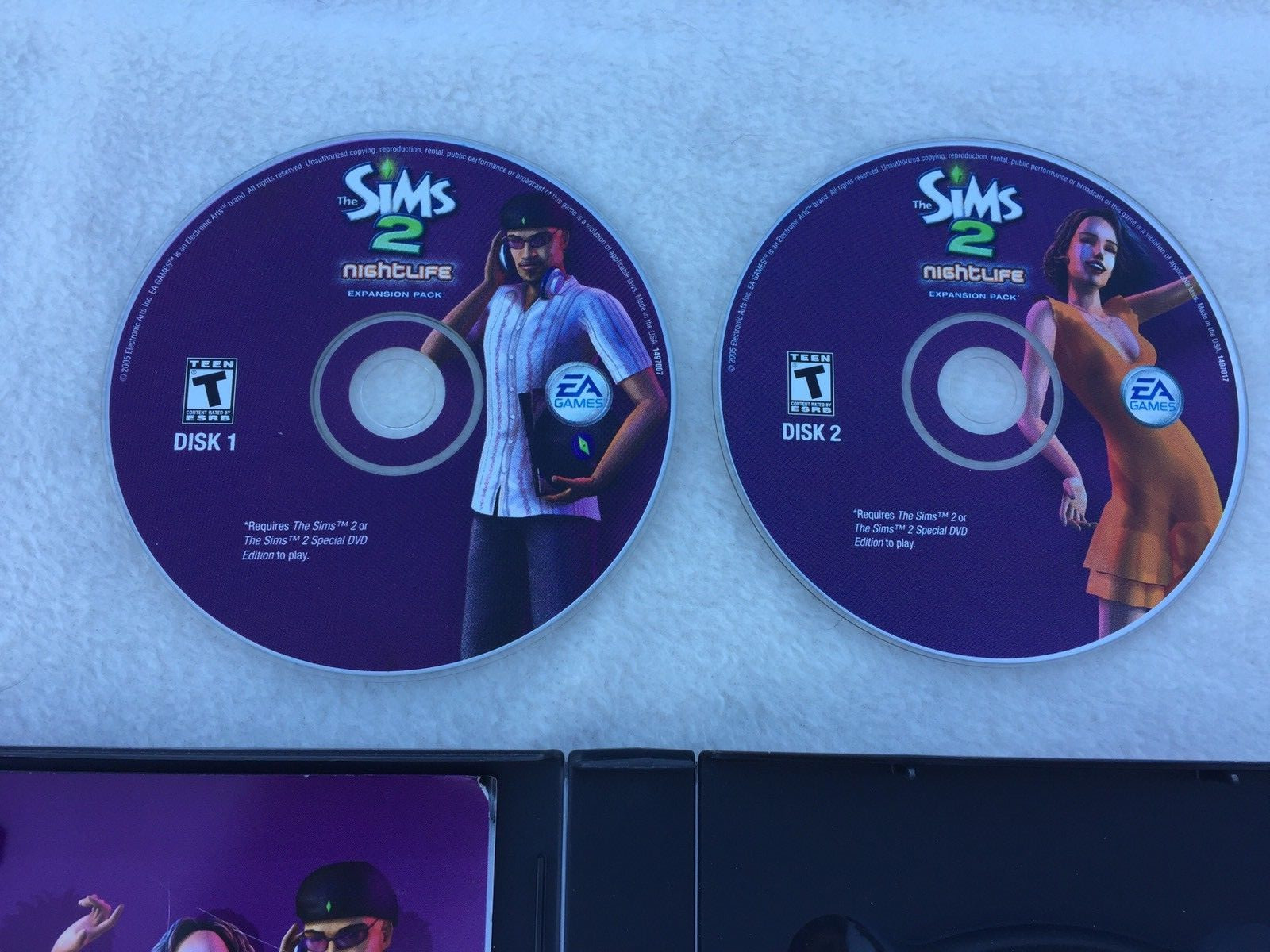 The Sims 2 Nightlife Night Life Expansion Pack 2 CD PC Video Game Rated T Teen