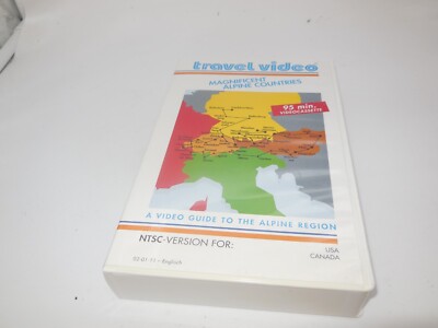 A3 Travel Video Video Guide to The Alpine Region VHS NTSC Germany US Compliance