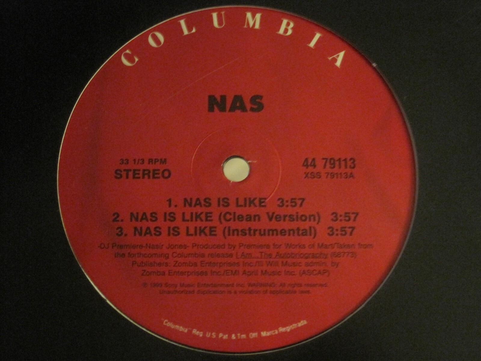 米12” Nas Nas Is Like / Dr. Knockboots 4479113 Columbia 未開封 /00250 Nas - Nas Is Like/ Dr. Knockboots - Amazon.com Music