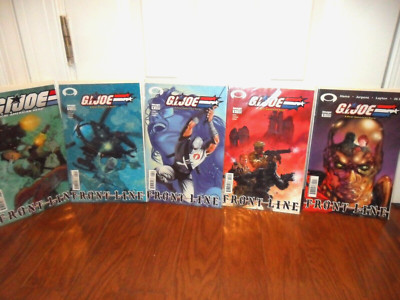 G.I. Joe Frontline lot of 5 Image Comics Issues, 2, 3, 4, 5, & 6.