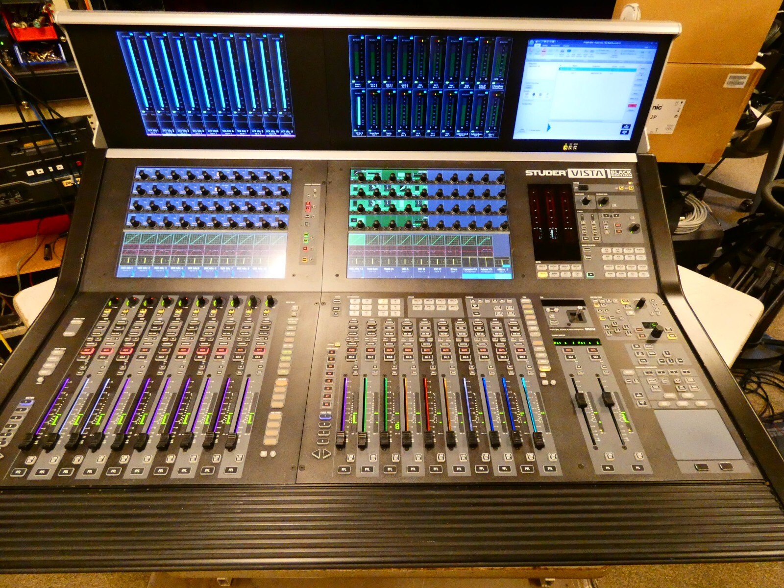 VERNE ベルン VST MAESTRO SYSTEM TABLE Ver.1 On Stage WS7500 RB Studio Wooden Workstation