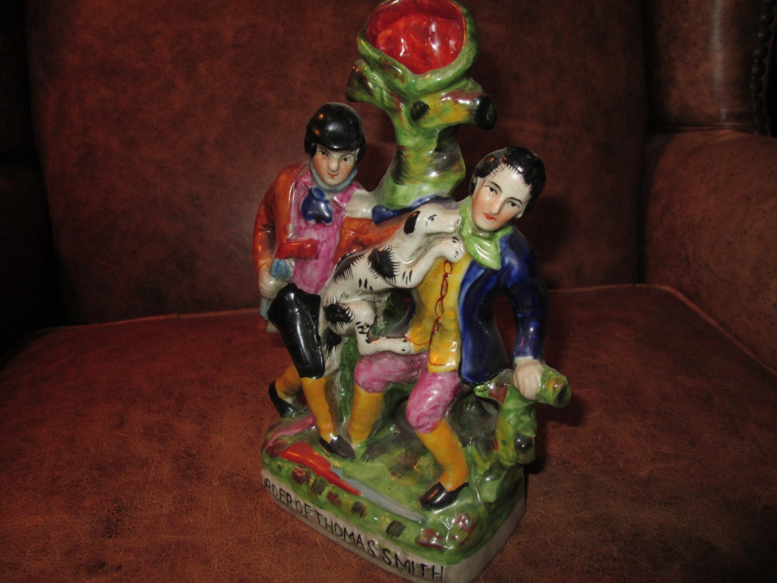 19th C Staffordshire  Spill Vase  