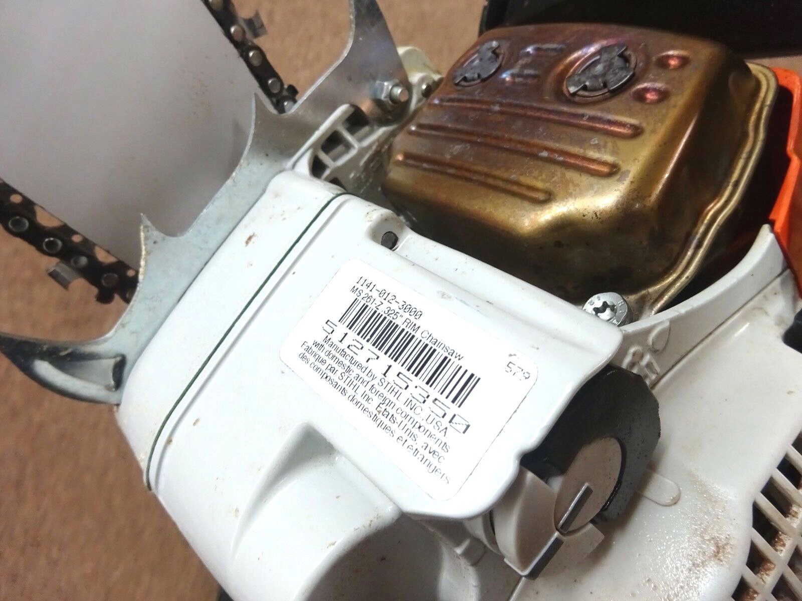 Stihl MS261 chainsaw with 16