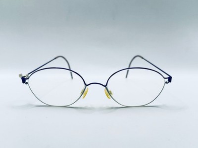 Lindberg Air Titanium Rim Blau Oval Brille Gestell