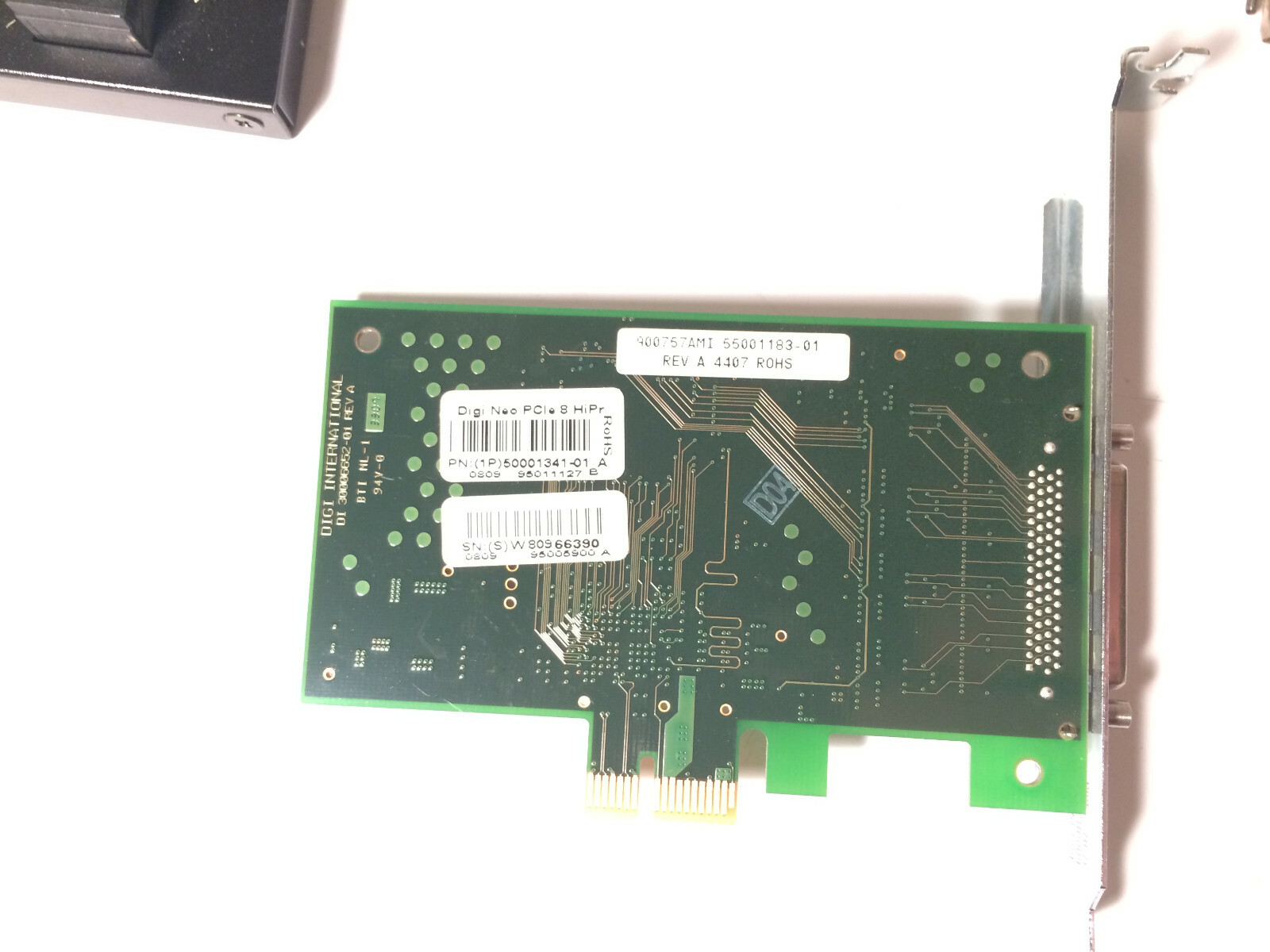 DIGI 50001341-01 NEO PCIE 8 PORT HIPRO Card + 8 Port RJ45 Cable 50000709 EIA232