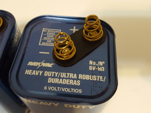 4 Pack NEW Rayovac 6V-HD Ultra Robust Industrial 6V Lantern Battery NWT