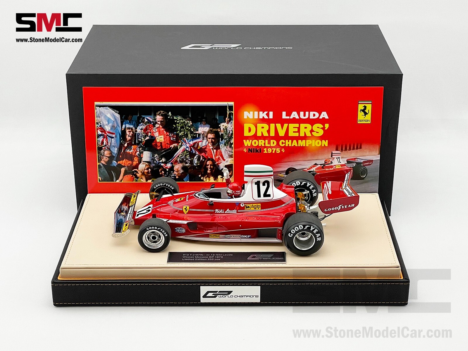 Ferrari F1 312T #12 Niki Lauda Monaco GP 1975 World Champion Ferrari F1 312T #12 Niki Lauda Monaco GP 1975 World Champion