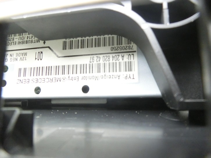 Schermo Visualizzazione Monitor per Mercedes W204 07-11 - Bild 7