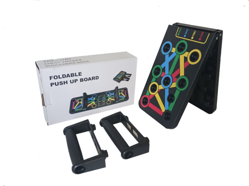 Push Up Board - Multi-Functional Push Up Board System for Home Workouts.