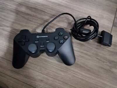 Hyperkin  Brave Warrior'' Premium Controller for PS2 Sony PlayStation 2 Black
