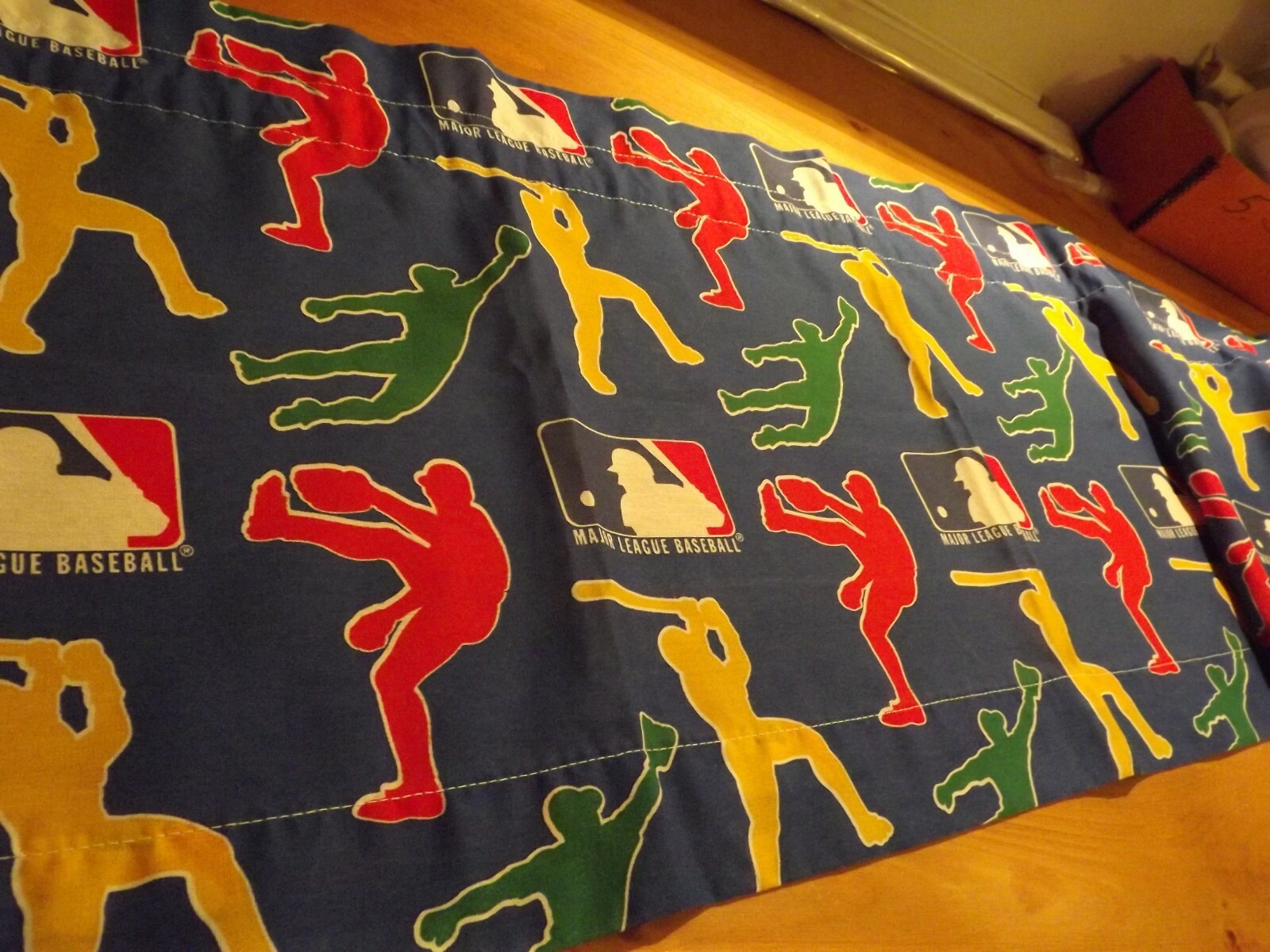 MAJOR LEAGUE BASEBALL VALANCE by THE BIBB CO. 82Wx17