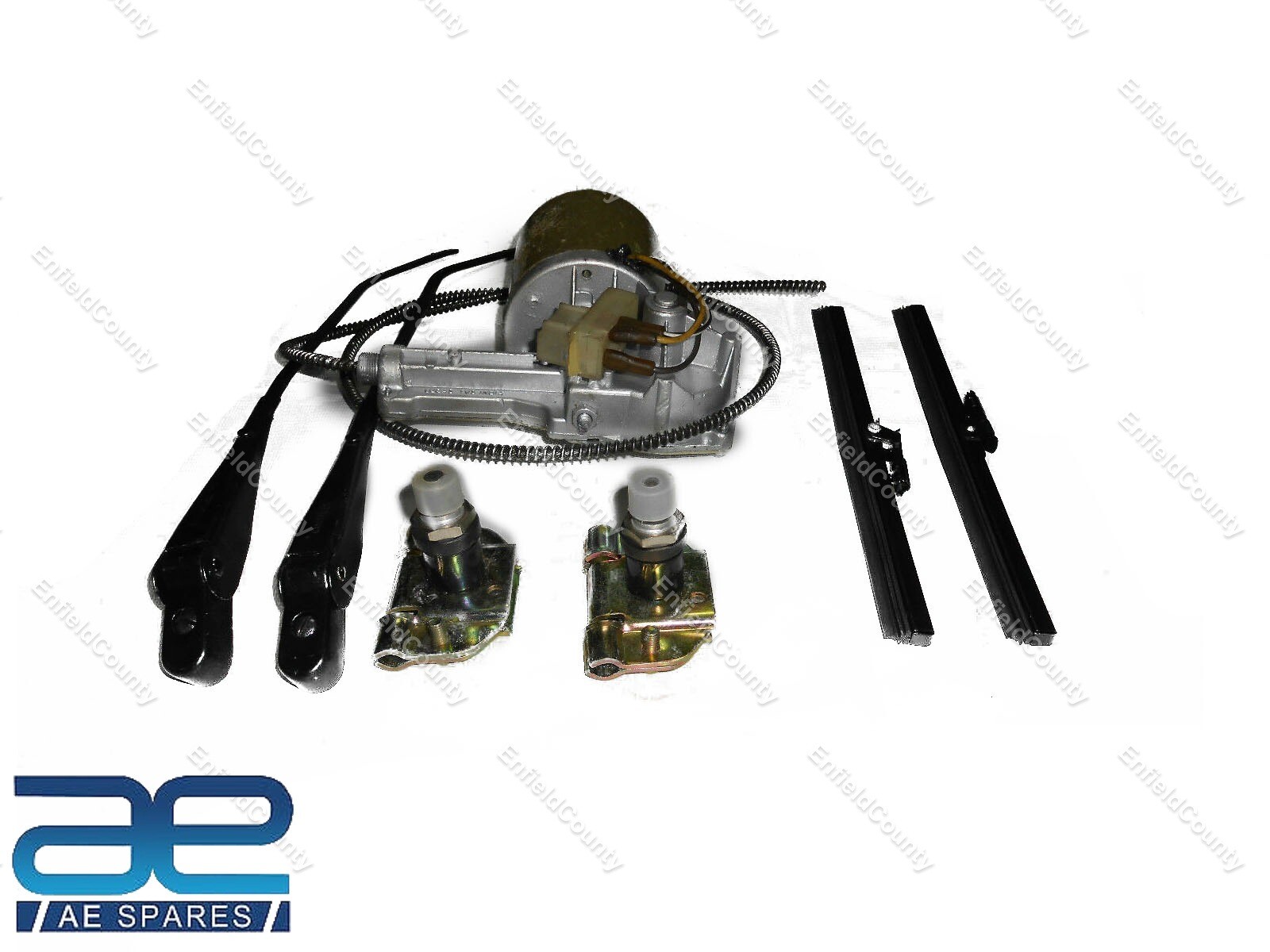 Genuine Lucas Wiper Motor With Arm & Blades For Jeeps Mahindra CJ340 CJ540 