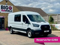 Ford Transit 350 TDCI 130 L3H2 LEADER ECOBLUE DOUBLE CAB 6 SEAT CREW VAN LWB