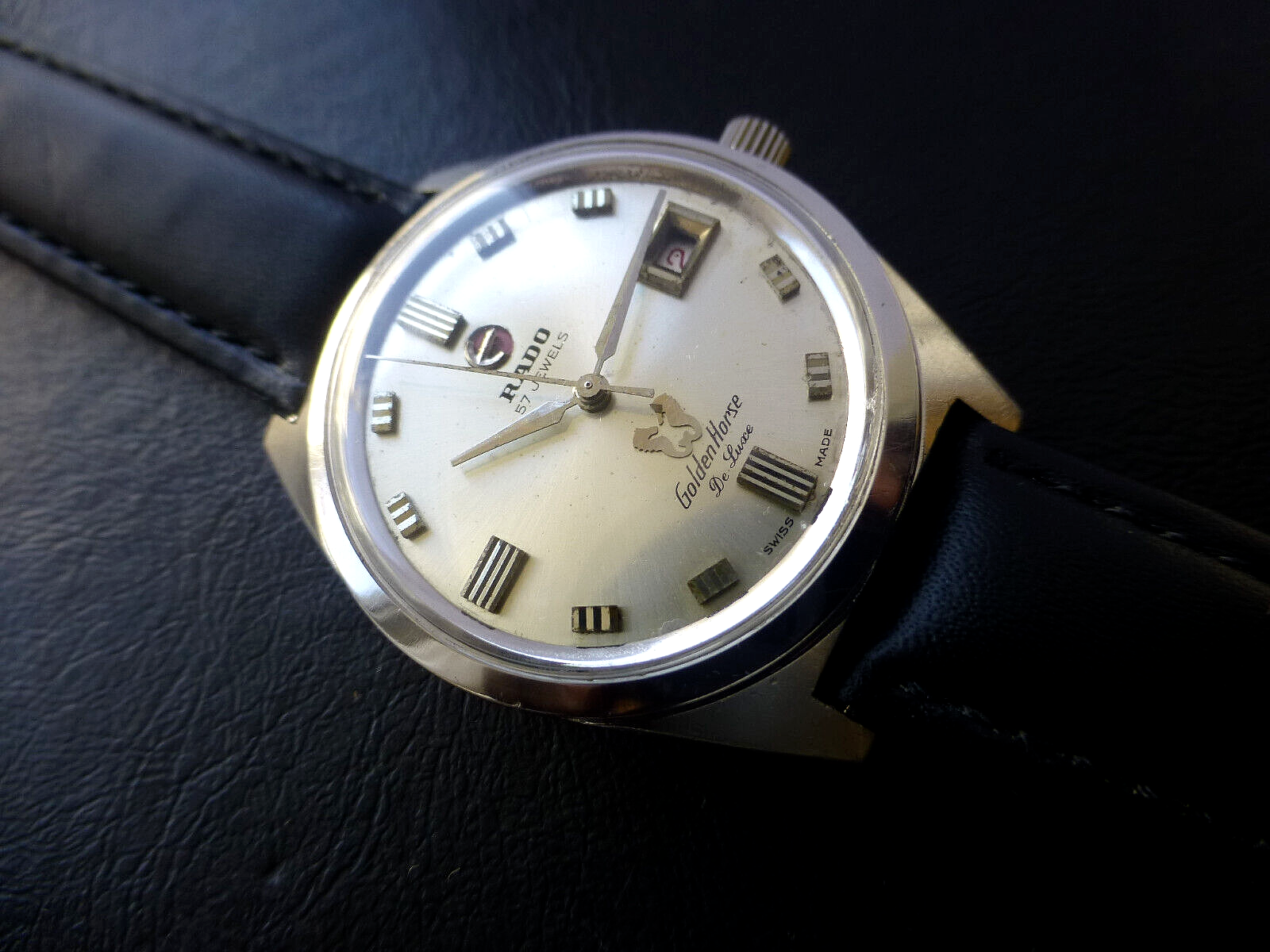 RADO GOLDEN HORSE DE LUXE 57 JEWELS (SILVER COLOR) | eBay