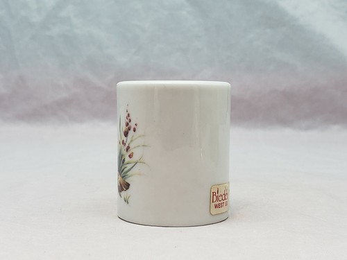 Funny Design Ceramic Candle Holder made in West Germany - Robin