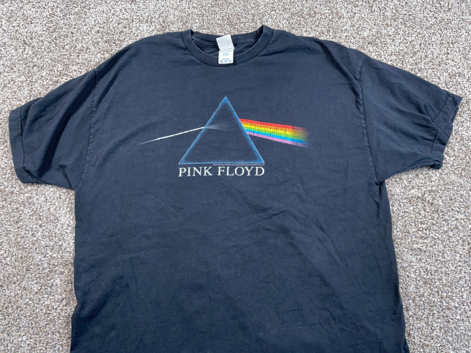 希少 PINK FLOYD Tシャツ 狂気 00s 2004 DARK Lサイズ 2004 Pink Floyd The Dark Side Of The Moon T-shirt ピンク