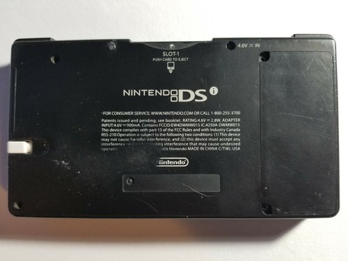 Black Nintendo DSi 6 Game Bundle Lot - Working, DS NDS charger included