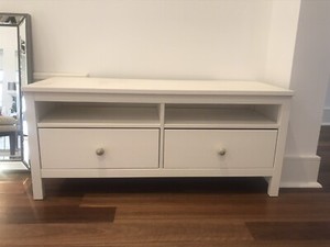 Ikea Hemnes Two Drawer Entertainment Unit Entertainment Tv