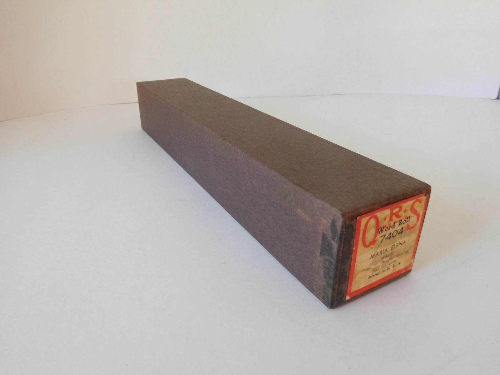 MARIA ELENA - QRS Player Piano Word Roll 7404 -NO DAMAGE -P/B W. REDDING