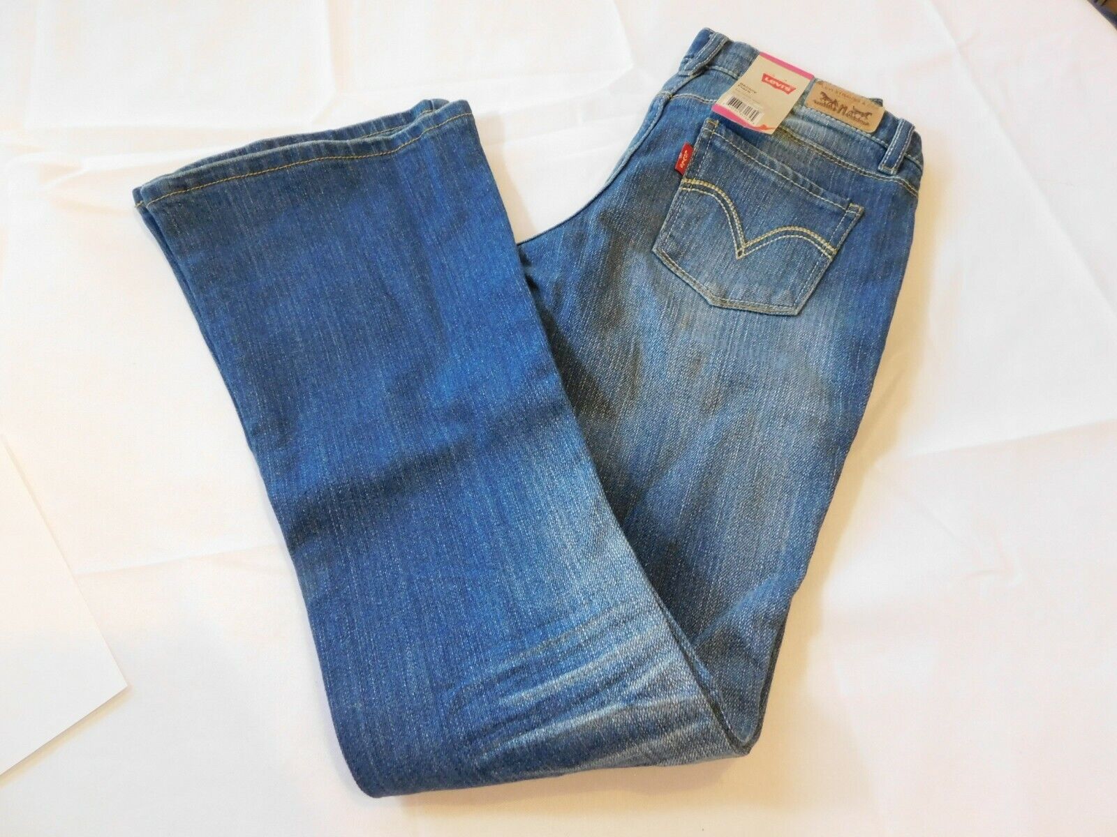 Levi's Strauss & Co Girl's Youth Denim Pants Jeans 12 Skinny F...