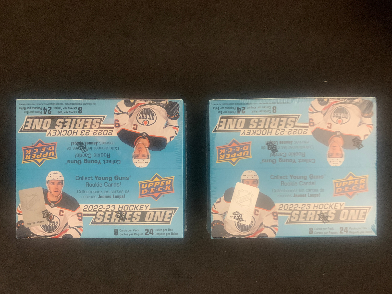 2022-23 Upper Deck Young Guns Series 1 Hockey Factory Sealed Retail 2 Box Lot