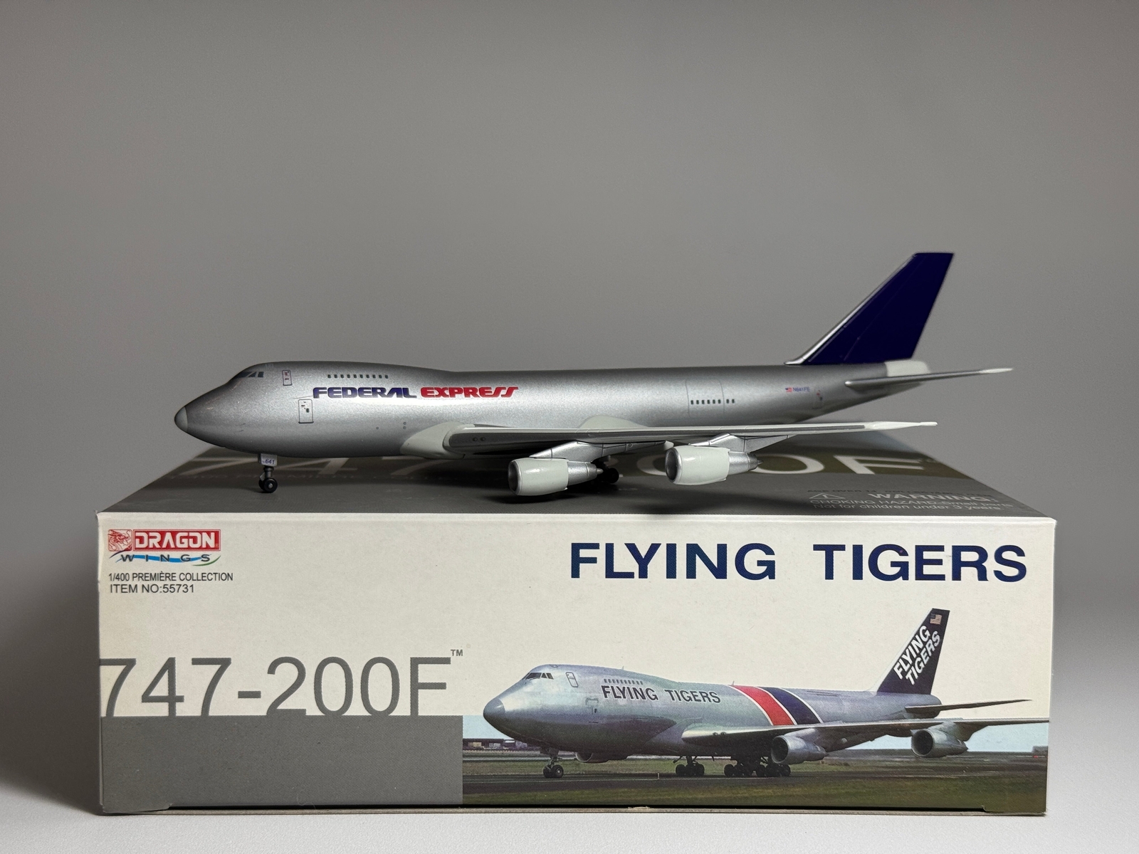 Dragon Wings 1:400 Federal Express Boeing 747-200F N641FE Flying