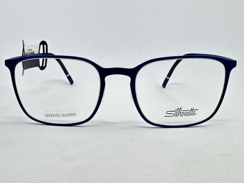 水墨画 シルク製 約70cm x 45cm NEW Silhouette Pure Wave SPX 2954 75 4510 Royal Denim