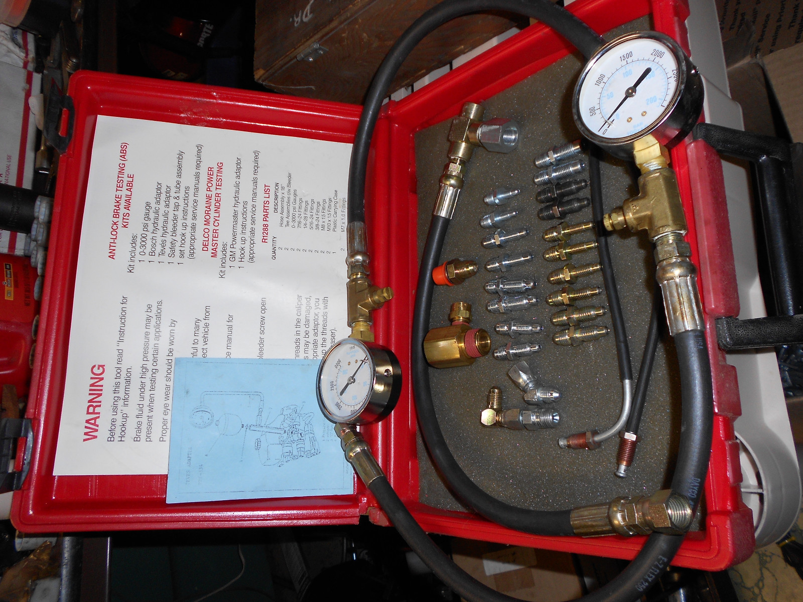 Napa United Abs Brake /master Cylinder Pressure Tester