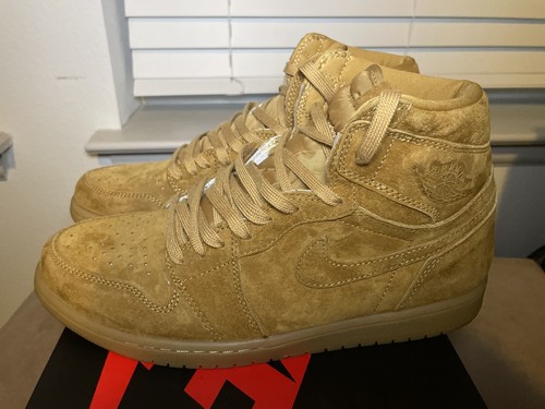 Nike Air Jordan 1 Retro High OG “Wheat” Golden Harvest Men's Size