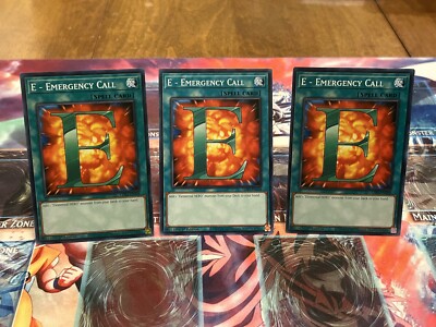 Yugioh x3 E - Emergency Call LDS3-EN108 1st Ed Common (Near Mint!)