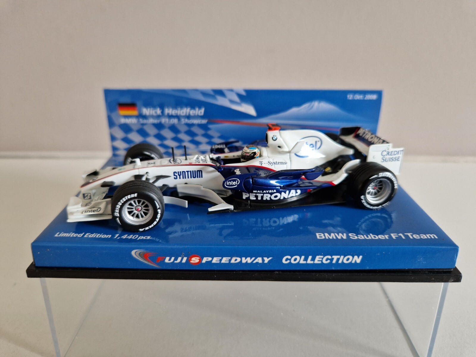 ミニチャンプス　BMW SAUBER クビサ　2008 1/43 特価【ミニチャンプス】1/43 BMW ザウバー F1 チーム ショーカー