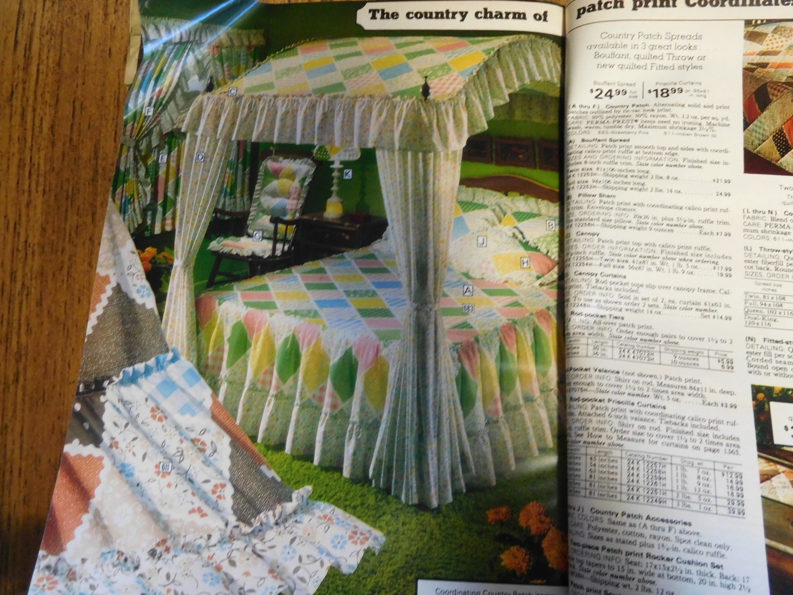 VTG 1978 Sears SPRING and SUMMER Catalog ~ Mid-Century Modern Fashion Home Decor