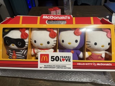 McDonald Hello Kitty Plush Toys of 50th Anniversary Hong