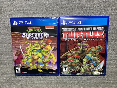 PS4 - TMNT: Mutants in Manhattan & Shredders Revenge - Sony PlayStation 4